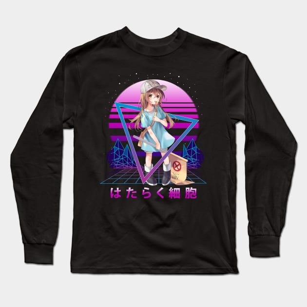 Graphic Platelet Fantasy Japanes Anime Long Sleeve T-Shirt by QuickMart